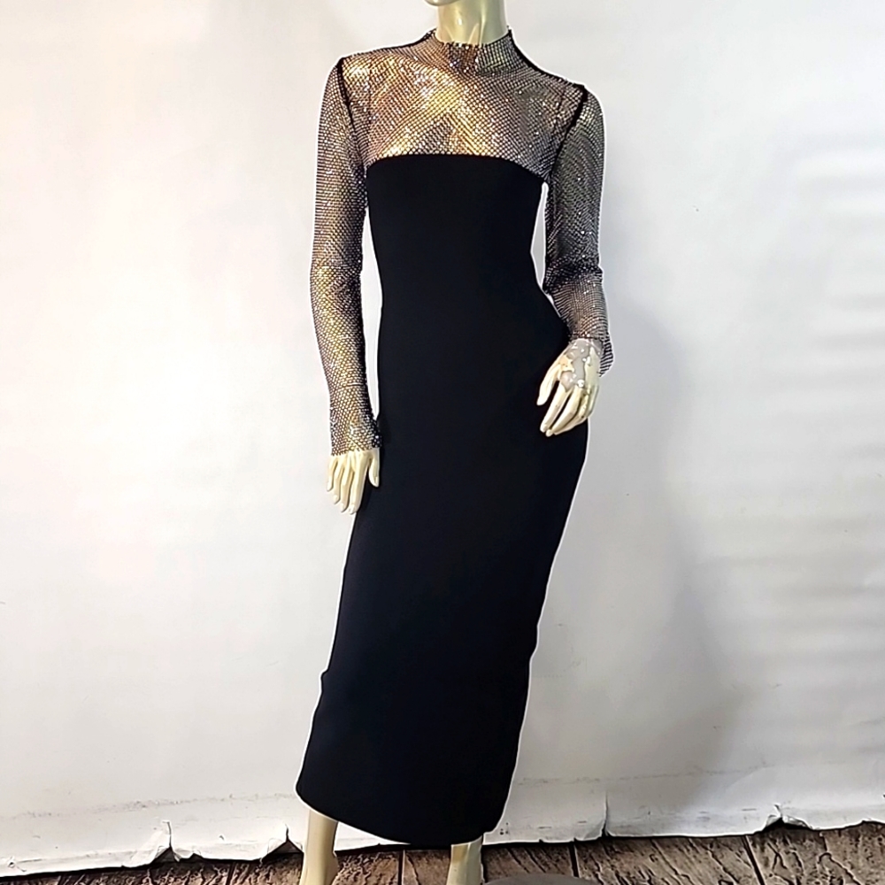 Sexy long bodycon dress